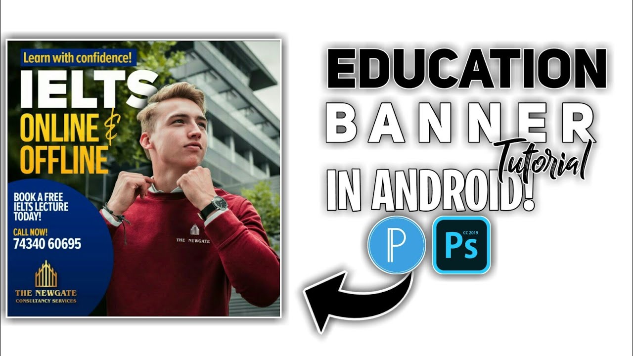 Make Educational Banner On Android !🔥👌 - YouTube