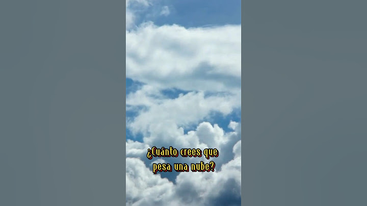 No creerás cuánto pesa una nube ☁️🤯 #shorts #datopatI