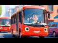 Wheels on the Bus Go Round and Round | Nursery Rhymes &amp; Kids Songs | Bus rhymes #cartoon