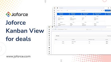Joforce Kanban View for Deals