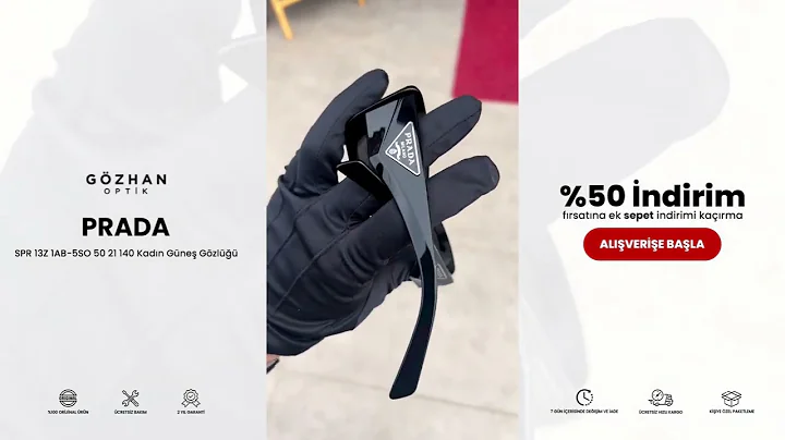 PRADA SPR 13Z 1AB-5SO 50 21 140 Kadın Güneş Gözlüğü