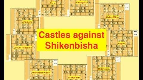 Shogi Tips: About Static Rook(Ibisha) Castles against Fourth File Rook(Shikenbisha)