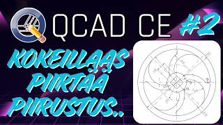 QCAD CE Osa 2. - Aloitellaan vähän helpommalla piirustuksella aluksi tän kanssa