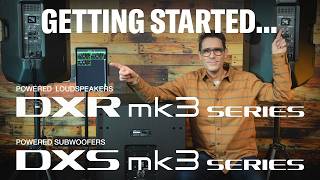 [야마하 Pro-Audio] 파워드 스피커 DXR mk3 &amp; 서브우퍼 DXS mk3 시작하기 | 연결부터 Bluetooth 및 원격 제어까지 완벽 가이드💡