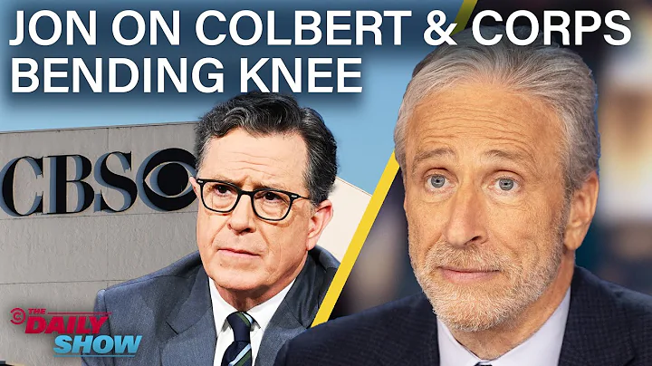Jon Stewart Reacts to Colbert's Cancellation & Trump's "Bawdy" Epstein Doodles | The Daily Show