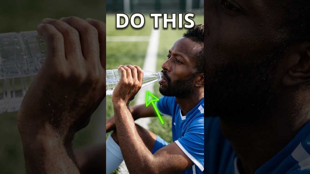 The Easiest Fat-Loss Habit Footballers Never Skip #shorts #FootballFitness #weightloss #drinkwater