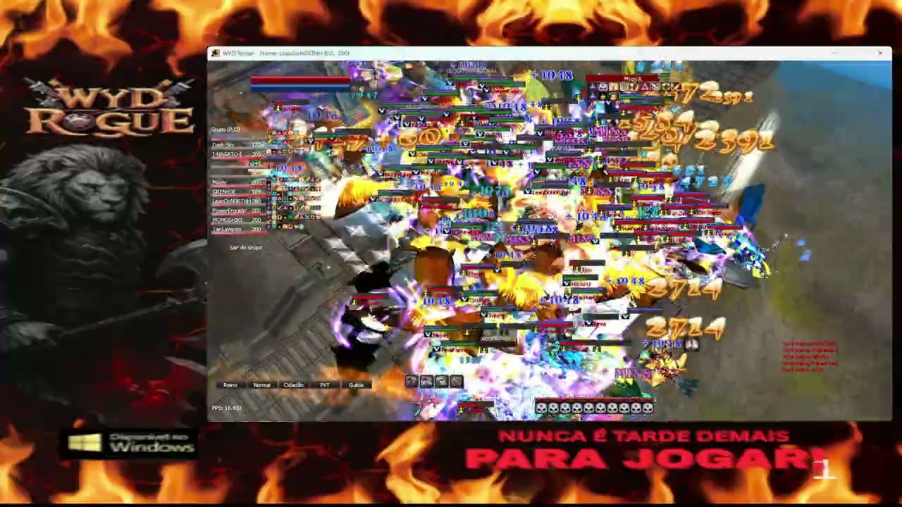 Wyd ROGUE - SERVIDOR COM MUITO PVP/ X1/ GUERRAS E TRETAS 🔥🔥