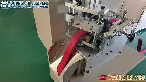 Máy Cắt Dây Đai Dạng Xéo Góc Tự Động