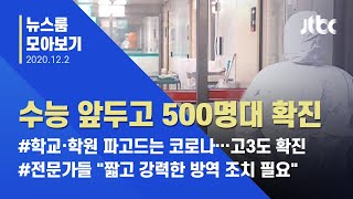 [뉴스룸 모아보기] '2단계' 시행에도 다시 500명대…수도권 몰린 확진자 / JTBC News