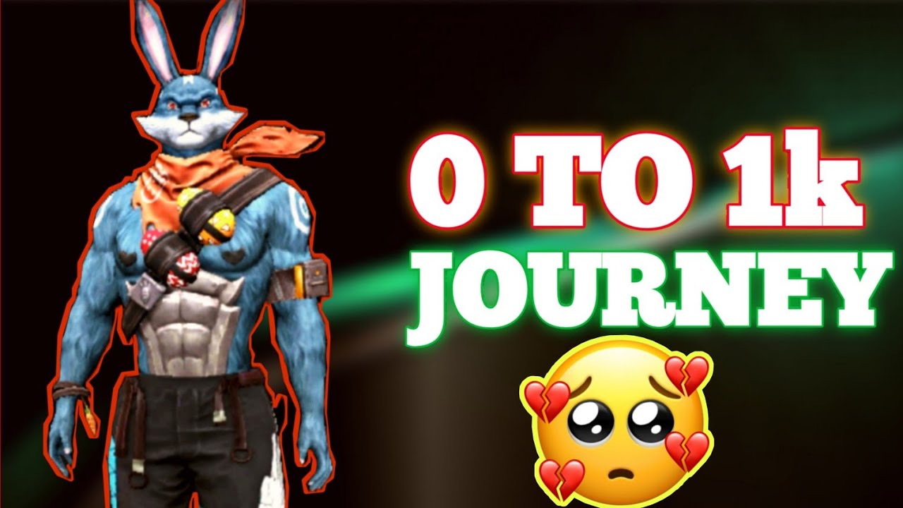 My Youtube Journey ♥️ 0 To 1k Subscribers! Garena Free Fire
