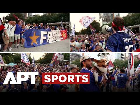 Dallas Turns Blue! Thousands of France Fans Erupt Ahead of Spain Showdown | APT