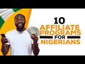 10 Affiliate Programs That Accepts Nigerians | Affiliate Marketing In Nigeria