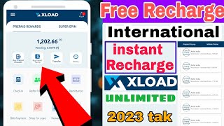 International free recharge app instant free recharge supported all country available [Xload app]