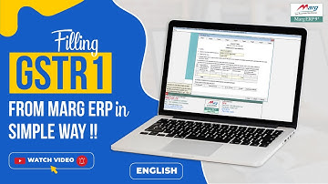 Upload GSTR1 from Marg ERP through CSV & Excel by Government Tool (English)