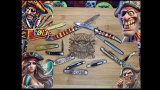 Awesome eBay unboxing uncovering some really cool knives Case Tested hammer brand Schrade knife Lot 