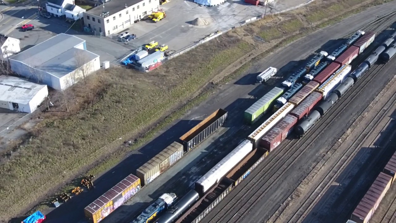 Framingham Yard From Drone YouTube