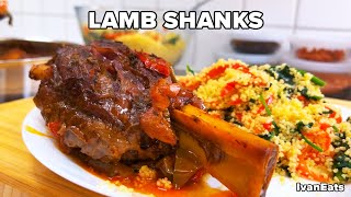 Unbelievably Tender and Juicy Lamb | LAMB SHANKS & COUSCOUS