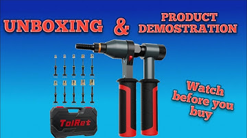 Professional Rivet Nut Tool Kit Review | Includes 10 Metric and SAE Mandrels, Rugged Carrying Case