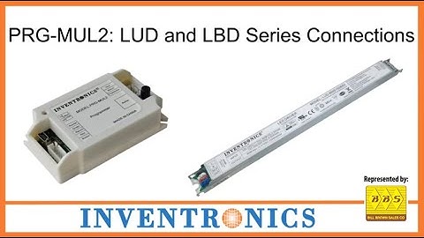 PRG MUL2 LUD and LBD Series Driver Connections