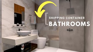 Shipping Container home - Bathroom designs