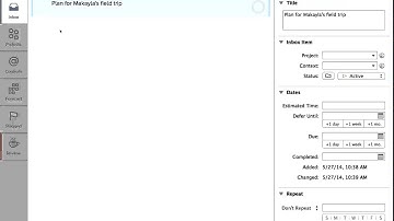 Omnifocus 2 Adding Tasks to Inbox