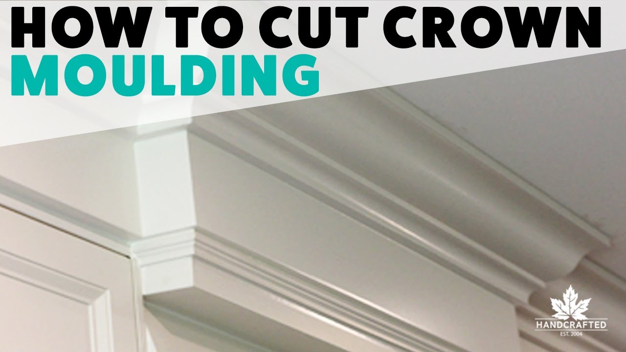 How To Cut Crown Molding - YouTube