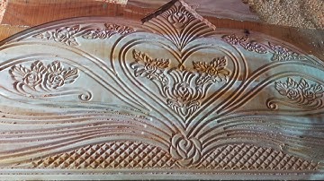 Giant Wood bed Design With Automated CNC Router/ Amazing Modern Woodworking Machine/