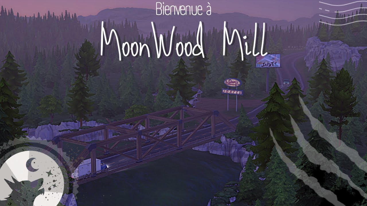 Bienvenue à MoonWood Mill, ville des Sims 4 Loups-Garous 🐺