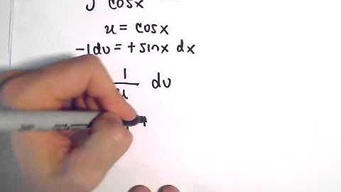 Integrating Trig Functions , More Examples #1 : Integral of tan(x)