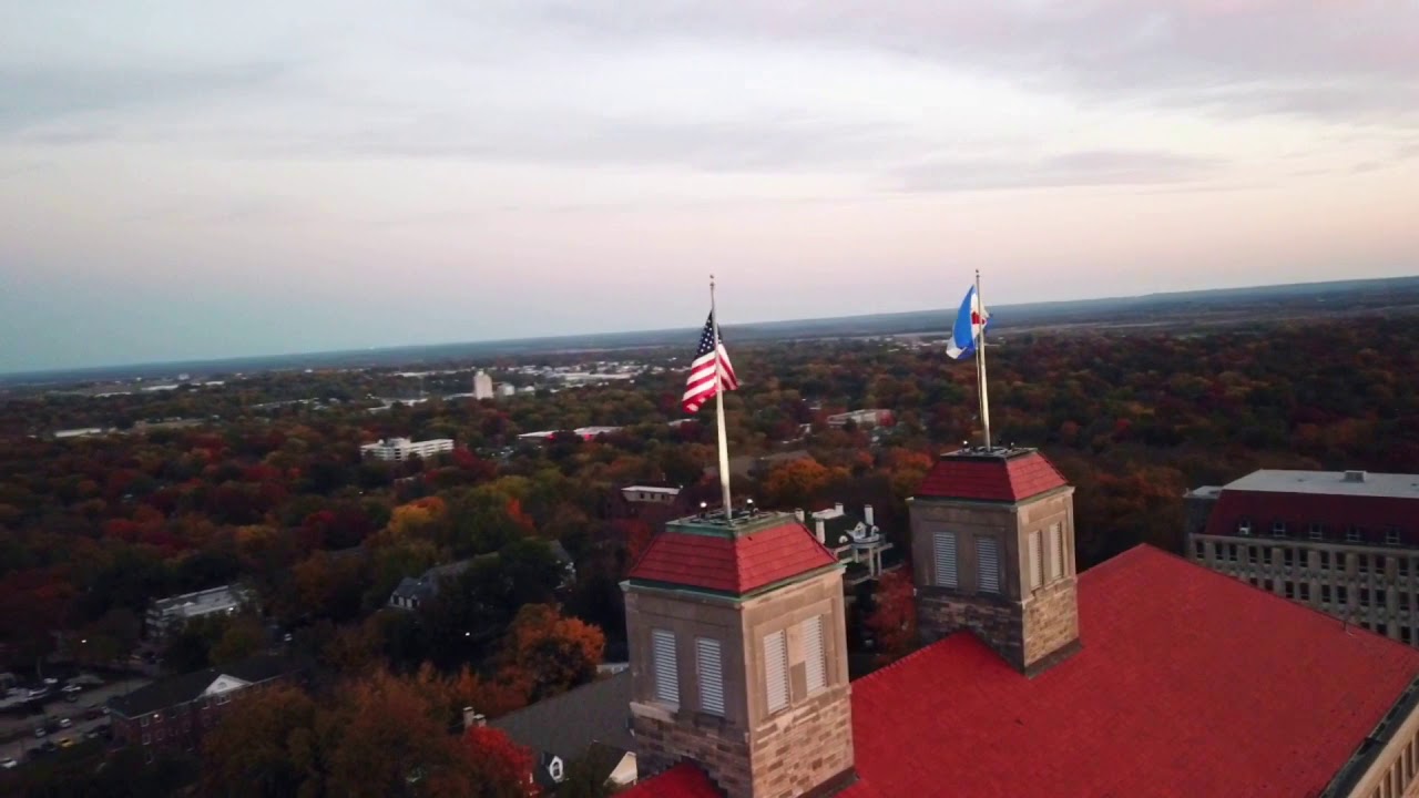 Fraser Hall towers circle