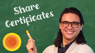Share Certificates | Spencer the Influencer