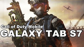 Call of Duty Mobile gameplay on Samsung Galaxy Tab S7 - DEX mode & PS4 game controller HDMI capture