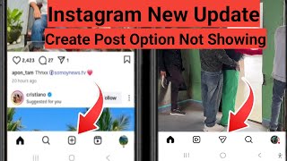 Instagram New Update 2026 || Create Post Option Not Showing On Instagram Home Page