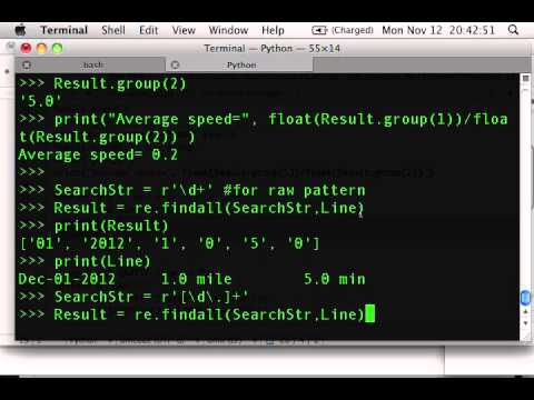 regular expression in Python, using re module - YouTube