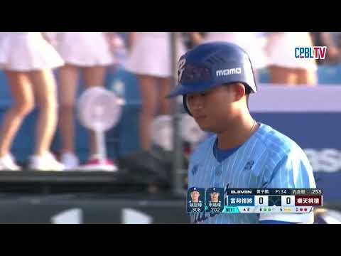 05/21  富邦 VS 樂天 賽後，黃子鵬主投七局僅失1分，並送出6次三振，繳出優質先發