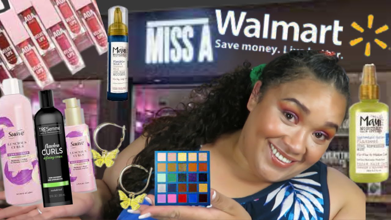 suave luscious curls, walmart haul, tresemme curl defining cream, maui mois...