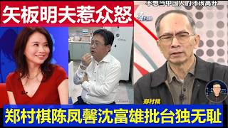 台灣：日本籍矢板明夫惹眾怒 鄭村棋陳鳳馨沈富雄怒斥 民進黨認賊作父搞台獨政治