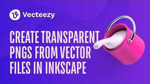 Create Transparent PNGs From Vector Files In Inkscape