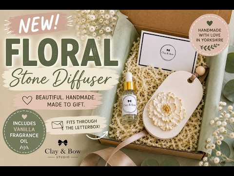 Floral Stone Diffuser Letterbox Gift