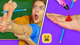 3D PEN & GLUE GUN HACKS & PRANKS! Gifts DIY ideas And Funny Situations by Mr Degree