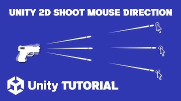 Unity 2D Shoot Mouse Direction Tutorial | Unity 2D Shoot At Mouse Position | Unity 2D Aim At Mouse