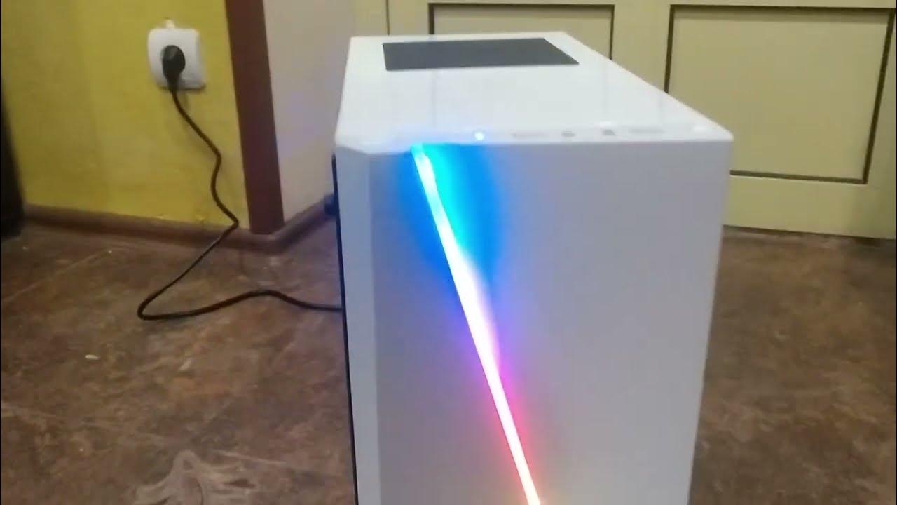 Игровой компьютер в корпусе Aerocool Cylon, белый за 25К - YouTube