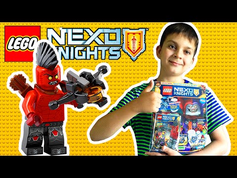 #Журнал #Лего Нексо Рыцари №5 Июль 2016 + Огненный Воин Magazine #Lego Nexo Knights №5 July 2016