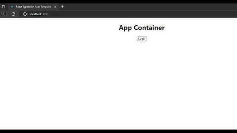 React Typescript Auth Context API Template