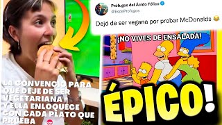 Activista Vegana Prueba La Carne Y Enloquece 😎