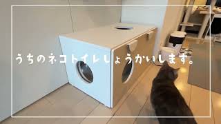 【猫トイレ】自作丁度良い感じの猫トイレが無かったので自作した。