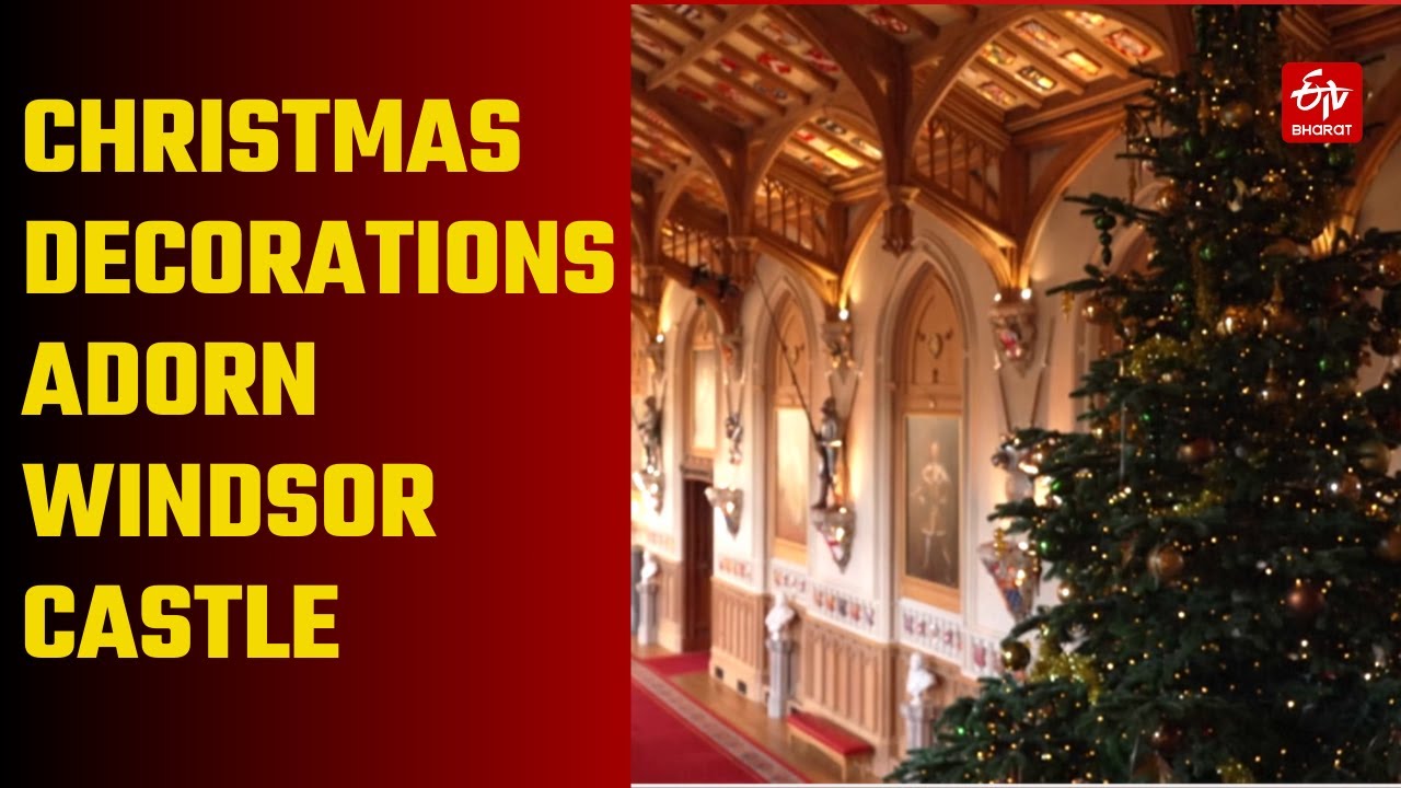WATCH | Christmas Decorations Adorn Windsor Castle - YouTube