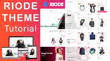 Riode Multi-Purpose WooCommerce Theme Tutorial | Riode Theme Tutorial