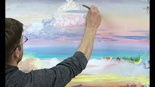 Paint Sunset Clouds To The East In Only 10 Minutes! @muraljoe