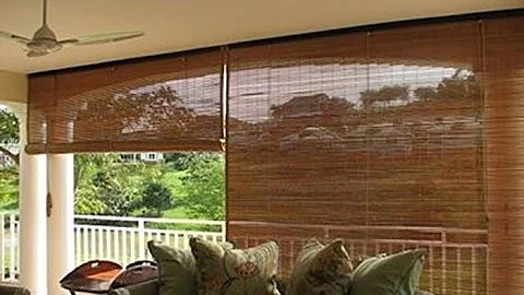 Are bamboo shades hard to clean?